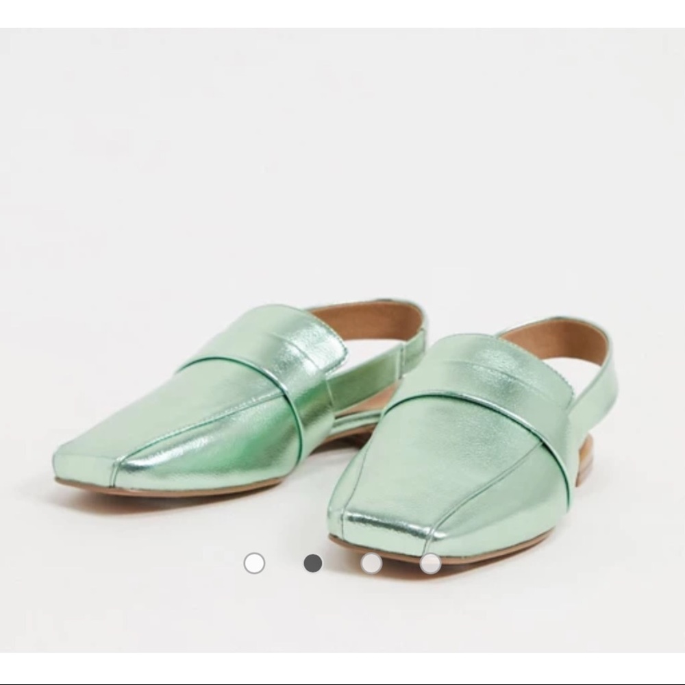 NIB ASOS DESIGN Might slingback flat shoes - Picture 3 of 4